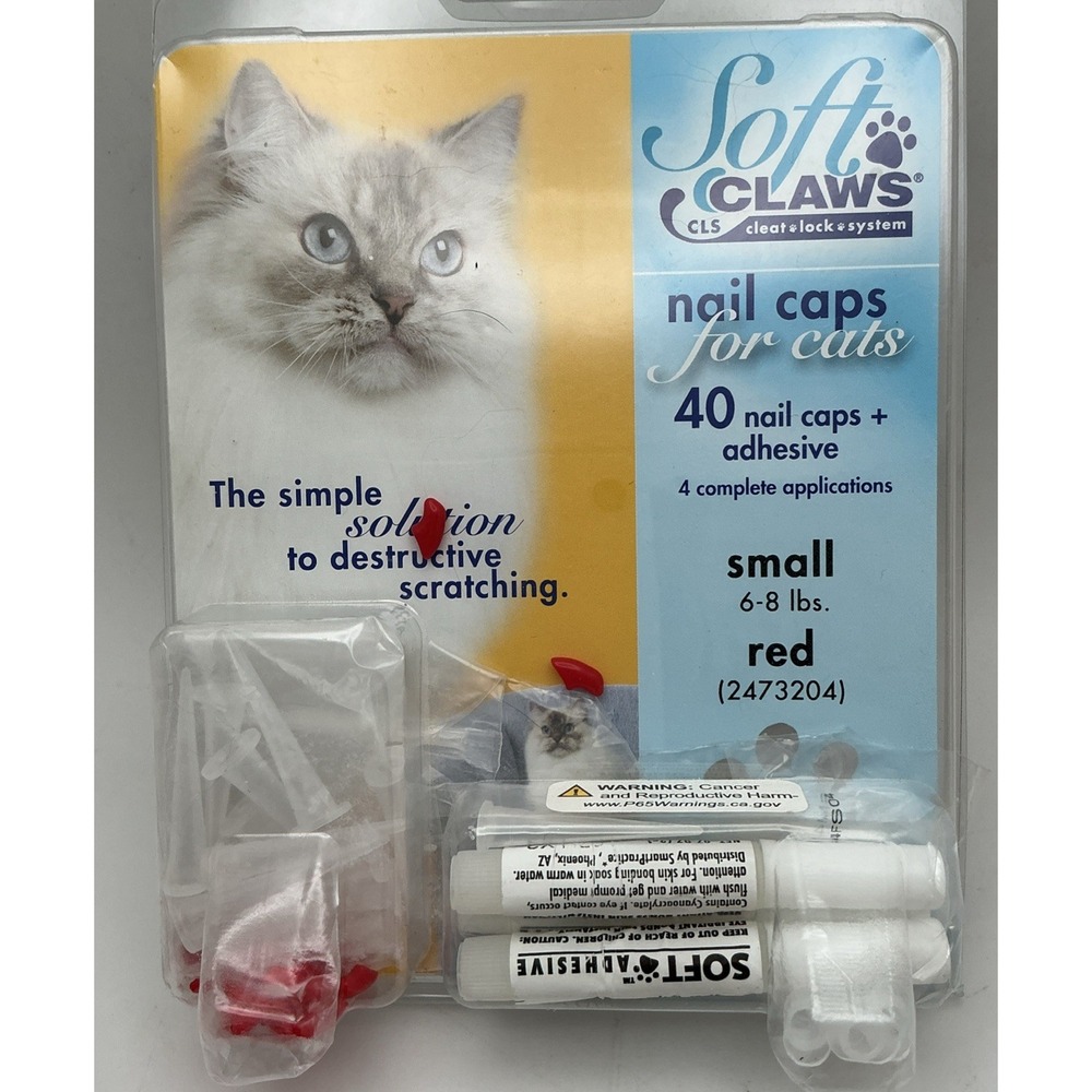 Soft Claws, Nail Caps for Cats-40 in Box NEW